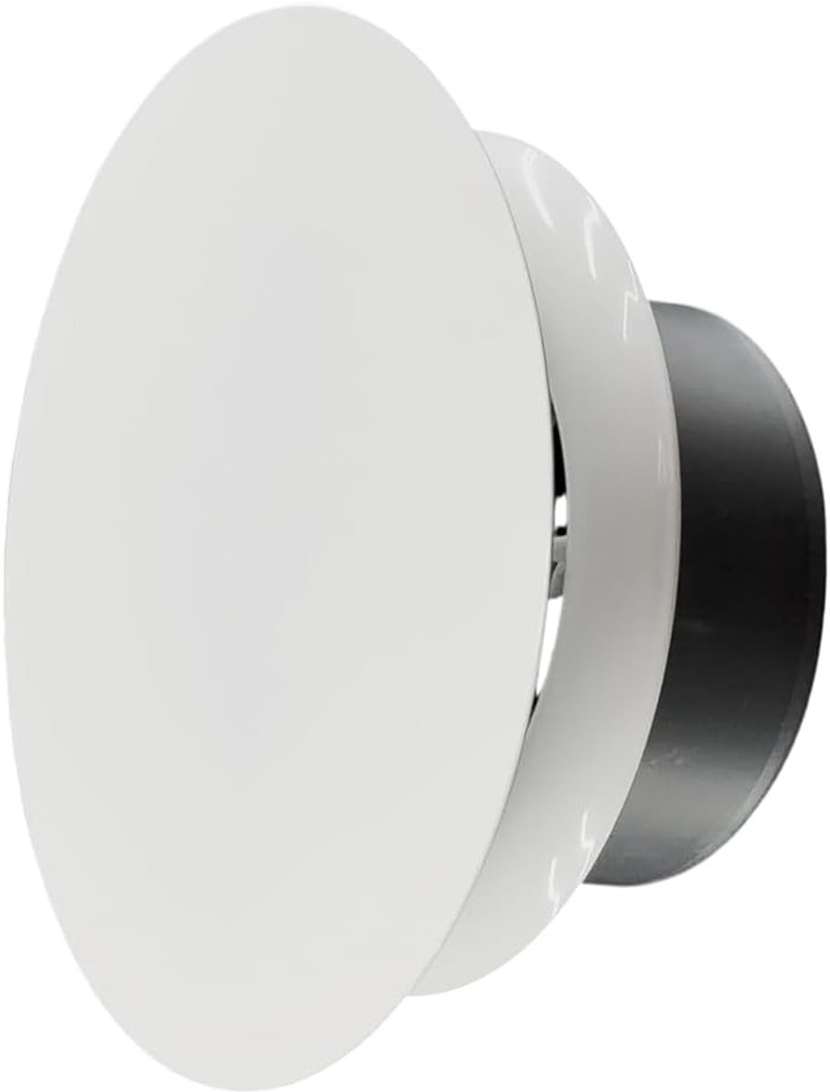 Ventilatieklep Ø 125 mm - ronde stalen deksel - verstelbare difusor - ideale luchtcirculatie - ShopVlot