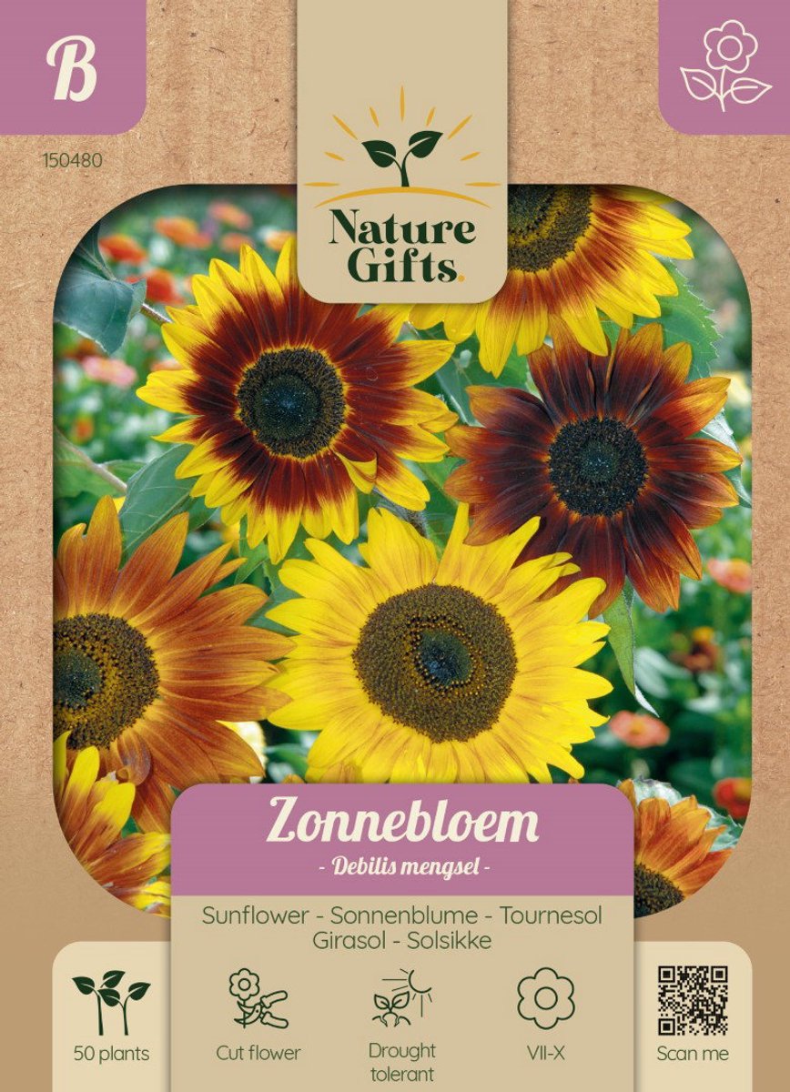 Zonnebloem Debilis mengsel bloemenzaad Nature Gifts Baltus