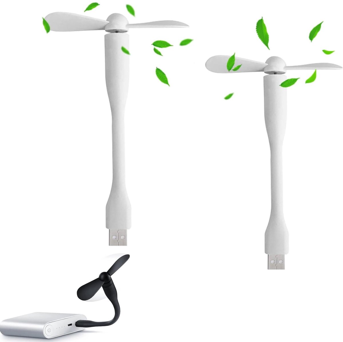Solidchoice - Mini USB Ventilator met Flexibele Nek