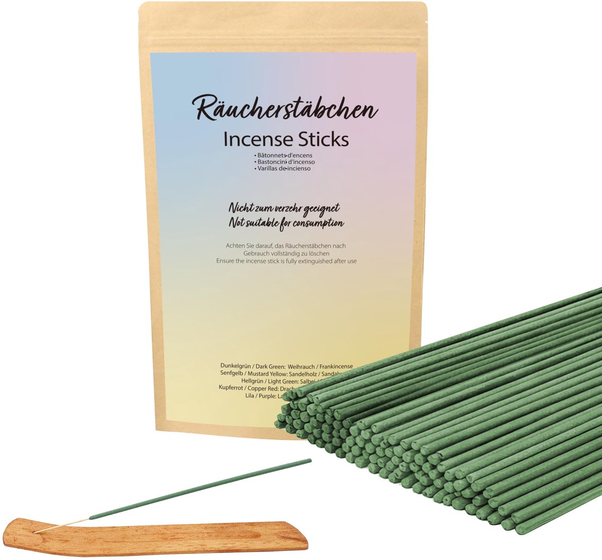 Solidchoice - Set van 155 Geurige Wierookstokjes voor Ontspanning