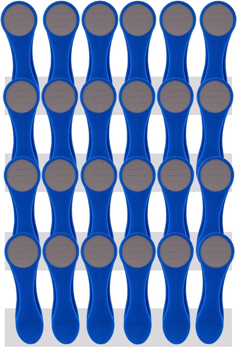 Kledingknijpers 24 stuks - RVS spiralen - Zacht grip - Duurzaam gebruik - ShopVlot