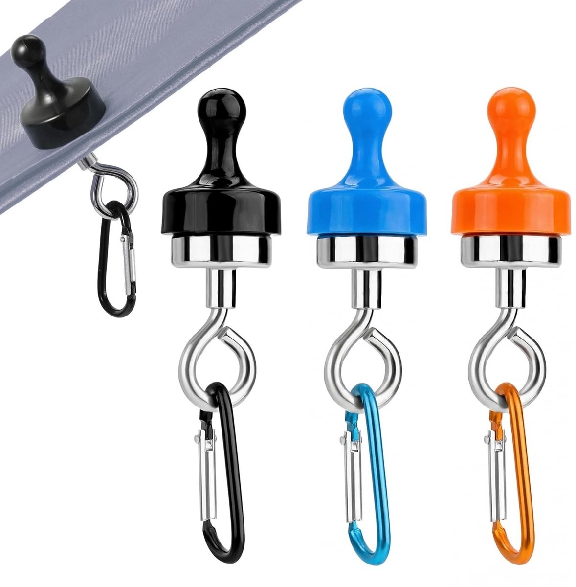 Solidchoice - Set van 3 Krachtige Magneethaken voor Buitengebruik