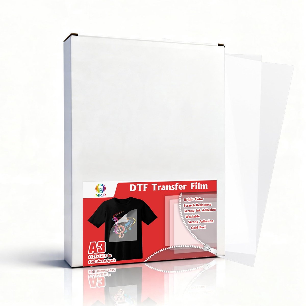 Solidchoice - DTF Transferfilm voor T-shirts en Textiel (100 vellen)