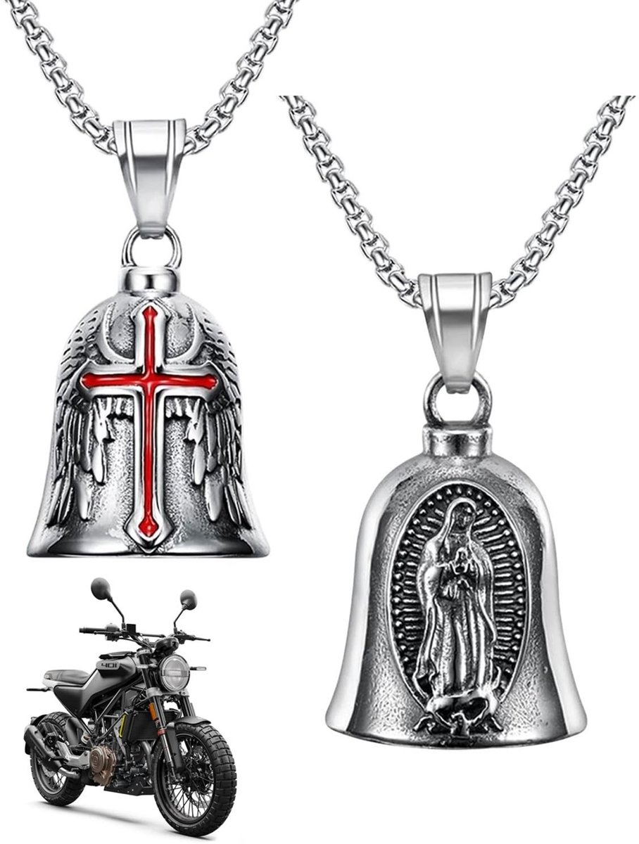 Solidchoice - Motorbel Geluksbrenger met Ophangring