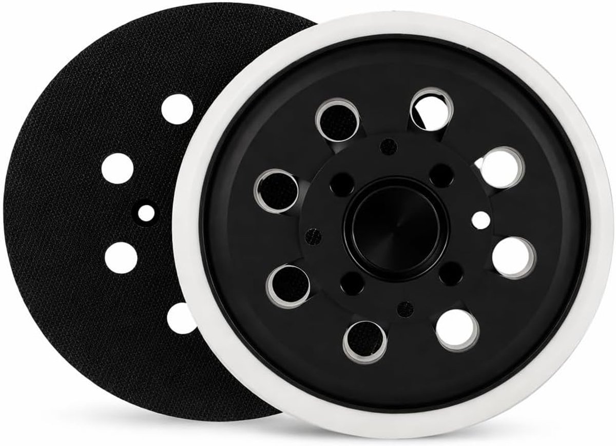 Schuurschijven 125 mm 8 gaten - compatibel met PEX 300 AE/400 AE - universele vervangingen - efficiënt slijpen - ShopVlot