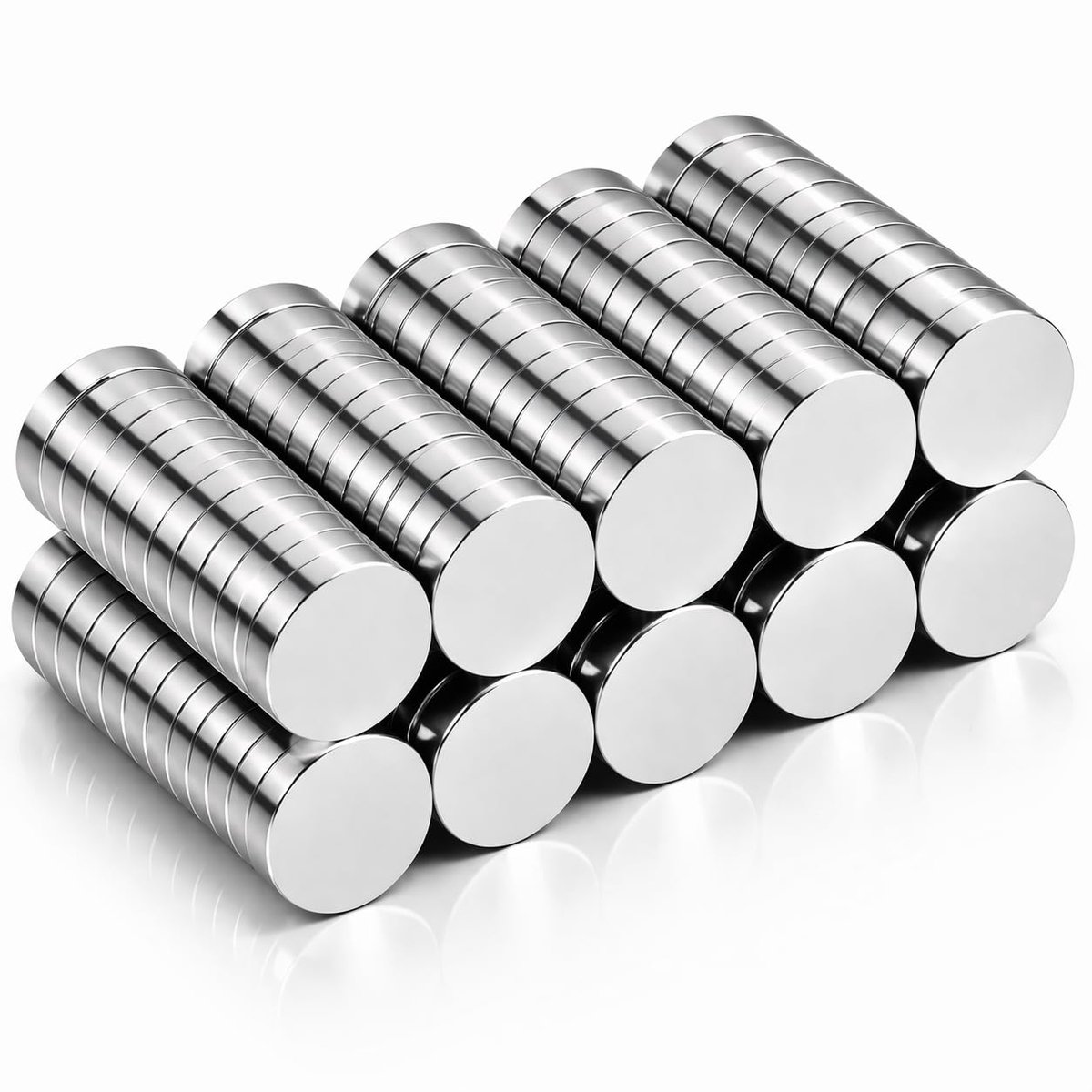 Neodymium magneten 6 x 2 mm - sterke ronde magneten - 100 stuks - ideaal voor knutselen - ShopVlot
