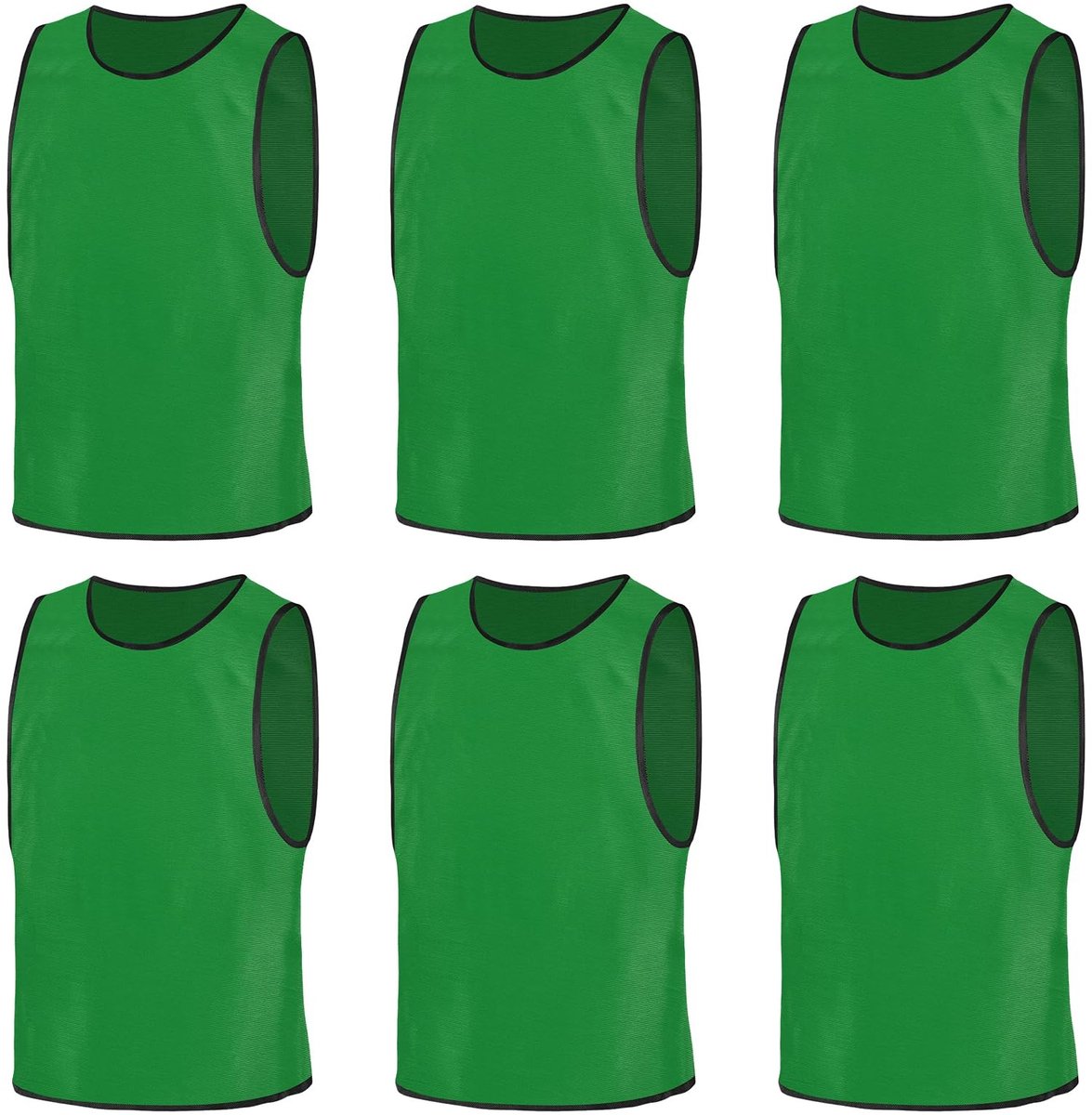 Solidchoice - Set van 6 Training Vesten voor Kinderen en Volwassenen