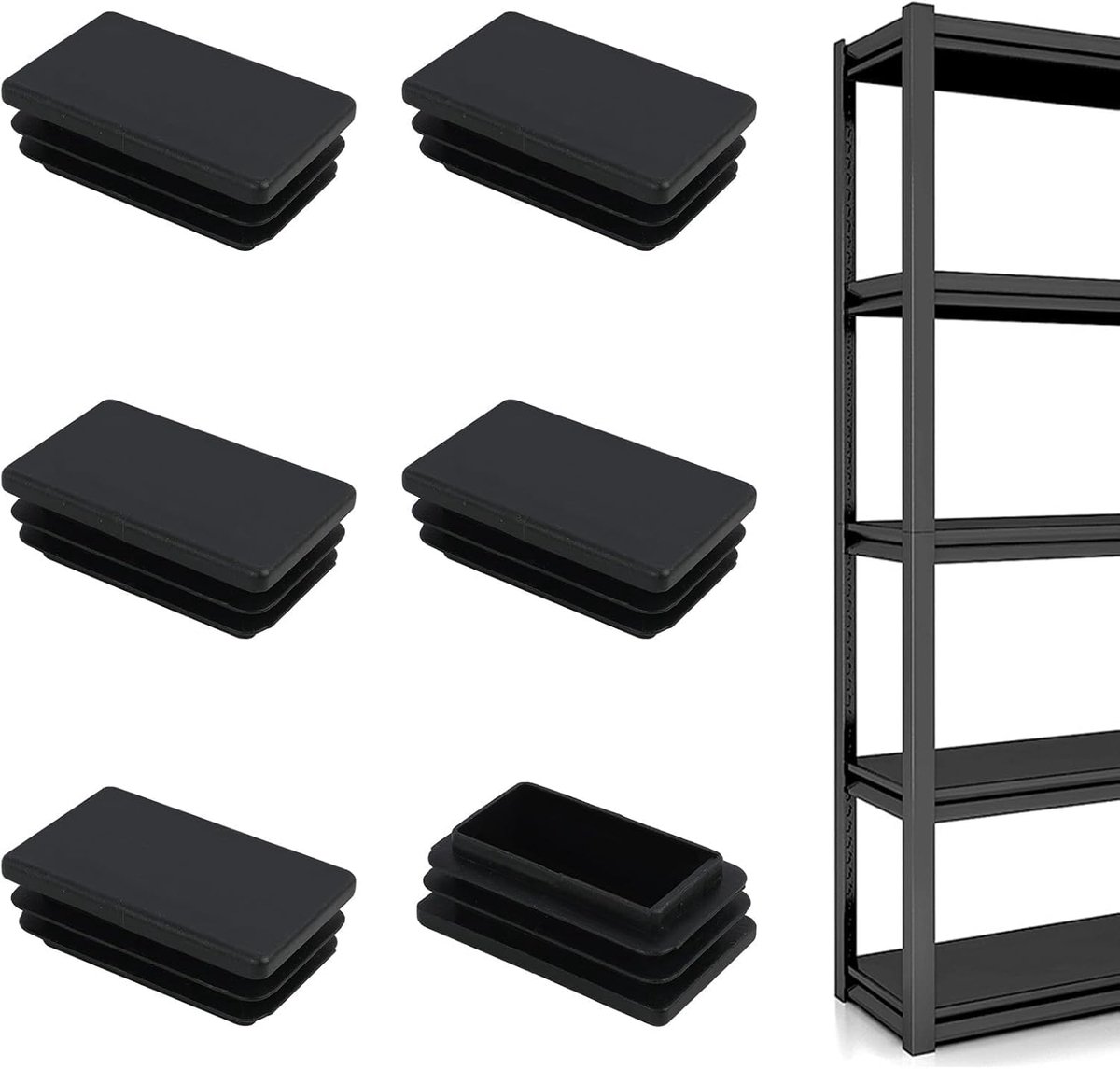 Slat stops 50 x 30 mm - PE kunststof - UV-bestendig - perfect voor buitenmeubilair - ShopVlot