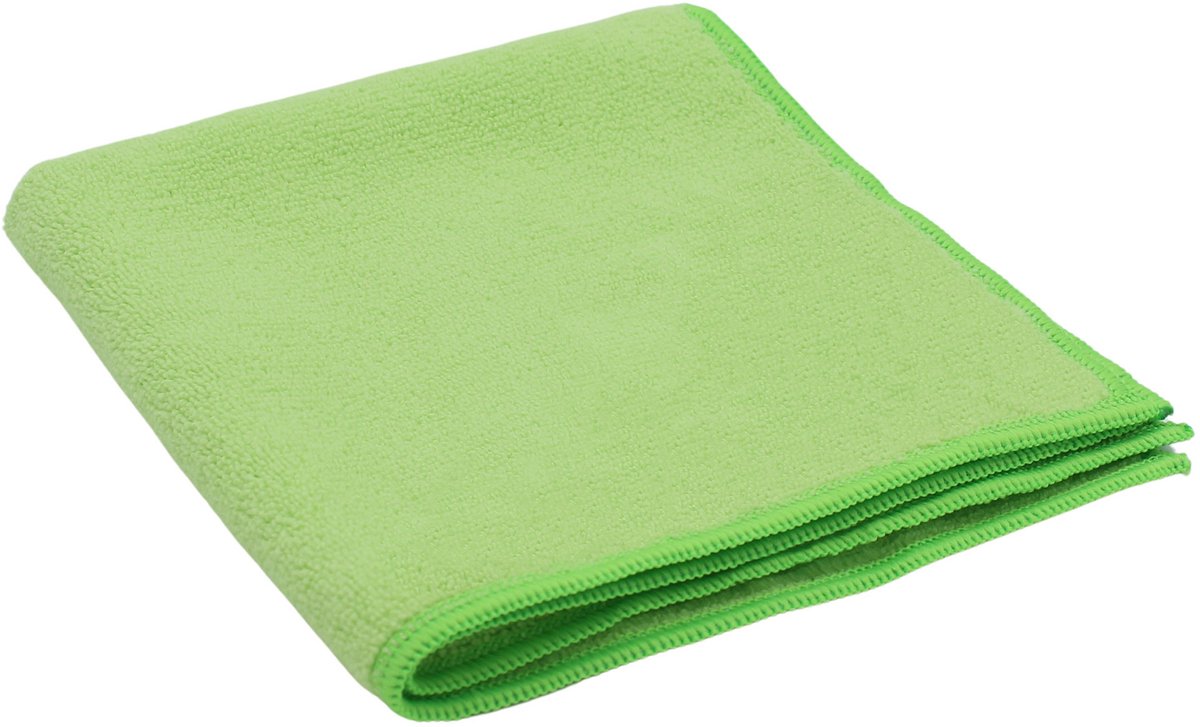 Microvezeldoek Gerecycled ChiaMo.nl Groen 38 x 38 cm – 5 stuks (100% rPET)