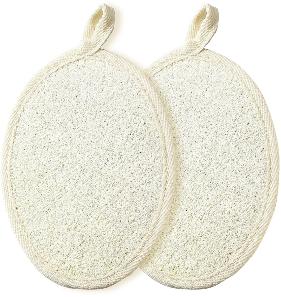 Solidchoice - Set van 2 Natuurlijke Luffa Sponsen voor de Badkamer