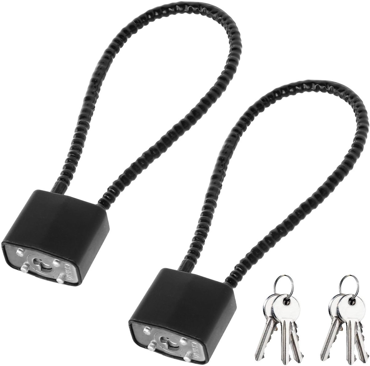 Solidchoice - Set van 2 Veiligheidsloten met Sleutel
