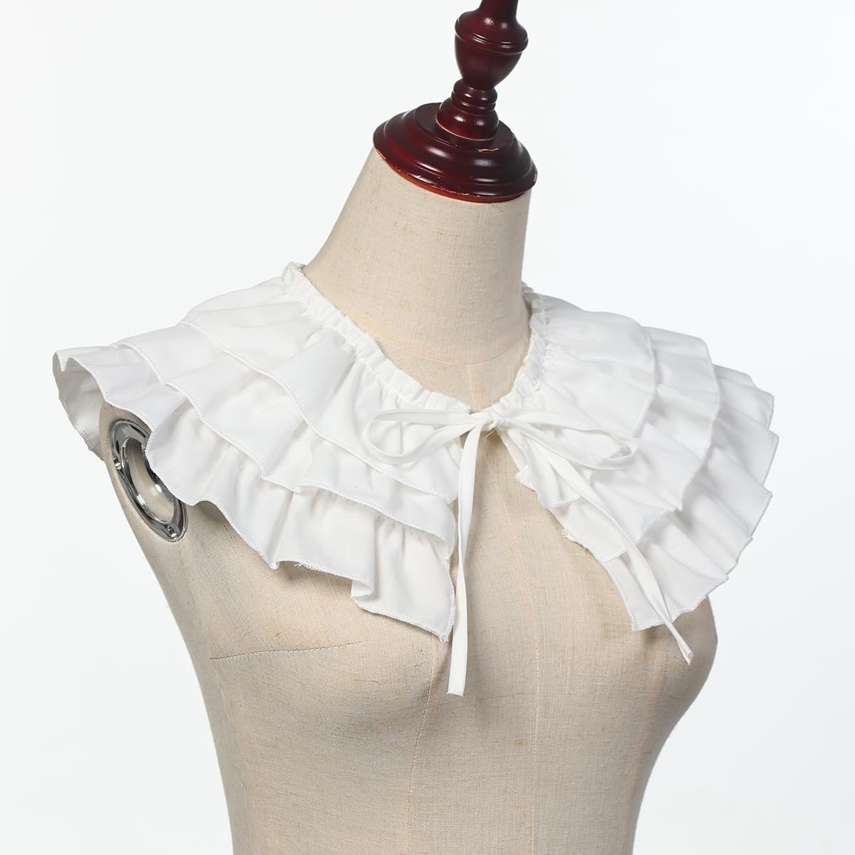 Ruff Collar kostuum G - One Size - Victorian Elizabethan stijl - Perfect voor themafeesten - ShopVlot