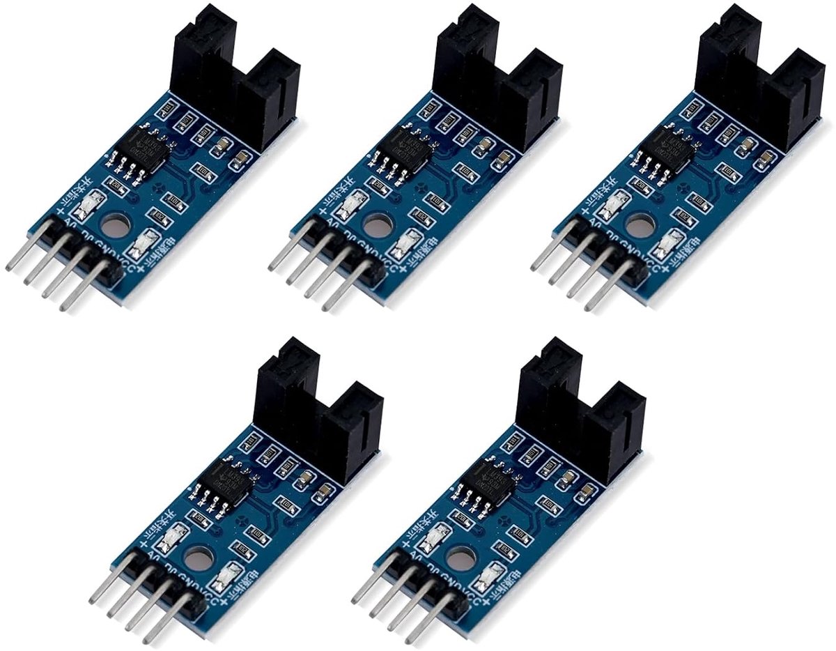 Snelheidsensor module - 5 stuks - LM393 chip - Geschikt voor Arduino en MCU - ShopVlot