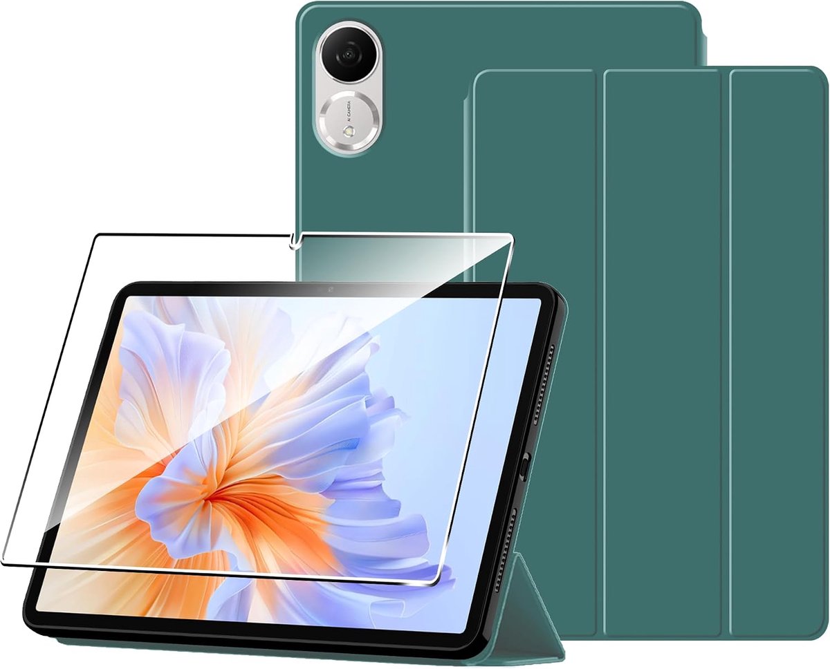 Beschermhoes Honor Pad V9 11,5 inch - TPU Groen - Ultra Dun - Schokbestendig - ShopVlot