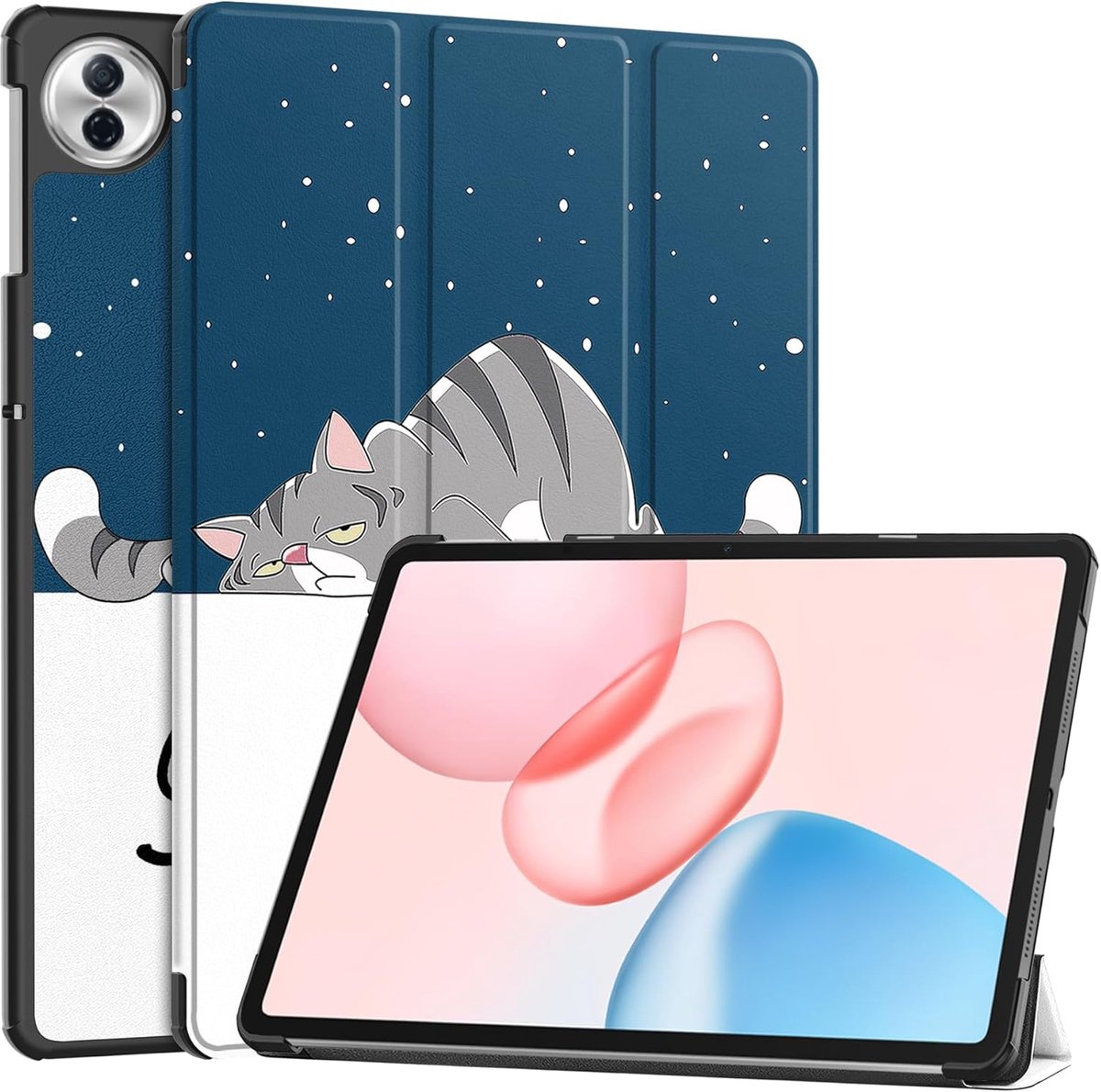Fitudoos Case 12.1" - Ultra-dun met standaardfunctie - Slimme beschermhoes - Perfect voor videochats - ShopVlot