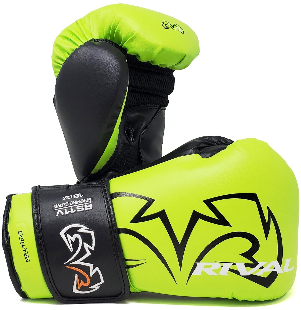 Rival RS11V Evolution Sparring Bokshandschoenen – Premium Trainingshandschoenen – Lime - 16 OZ