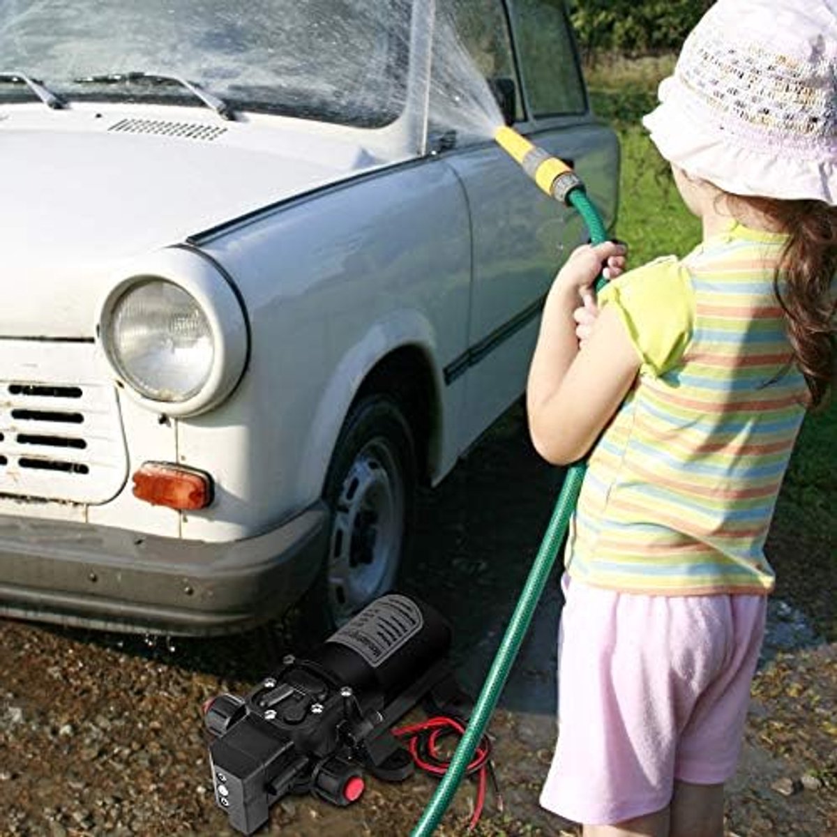 Waterpomp 12 V - Hoge druk 115 PSI - Zelfaanzuigend - Ideaal voor caravan en boot - ShopVlot