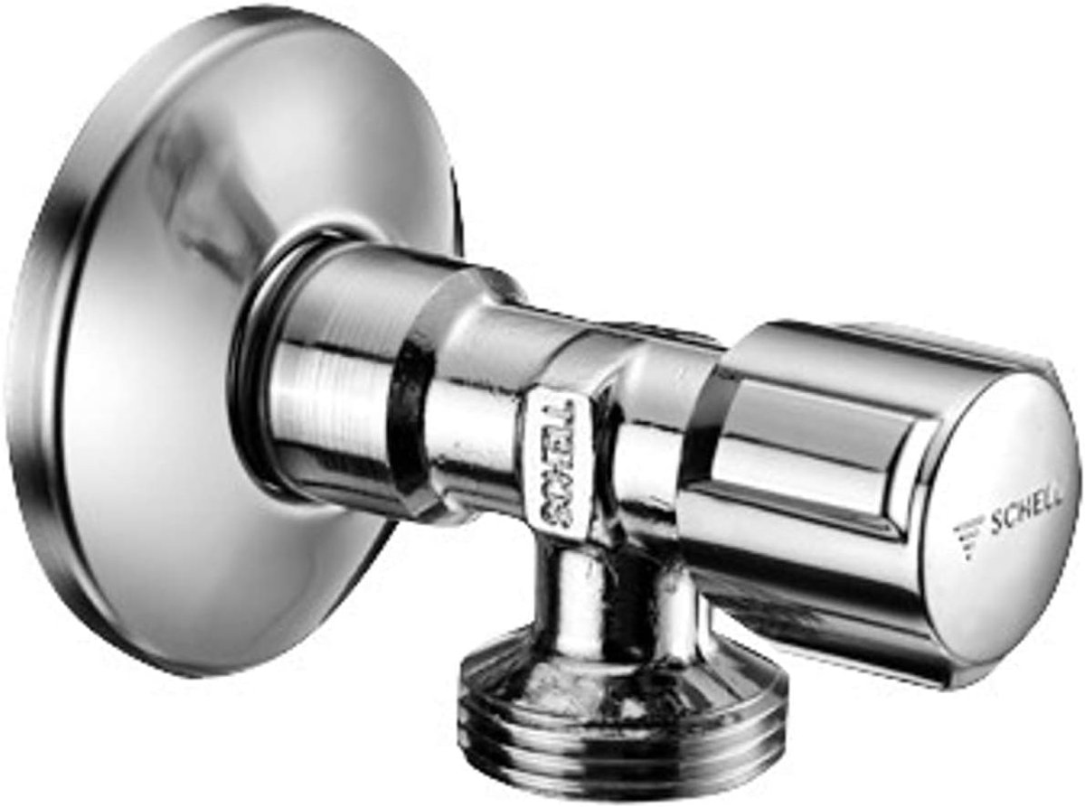 Hoekstopkraan 1/2" x 3/4" - Messing - Voor optimale waterbeheersing - Eenvoudige installatie - ShopVlot