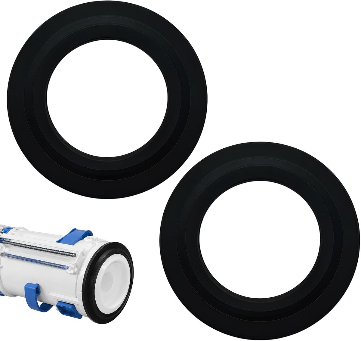 toiletspoelafdichting 72 mm x 45 mm - siliconen - vervanging voor Siamp Optima - nauwkeurige compatibiliteit - ShopVlot
