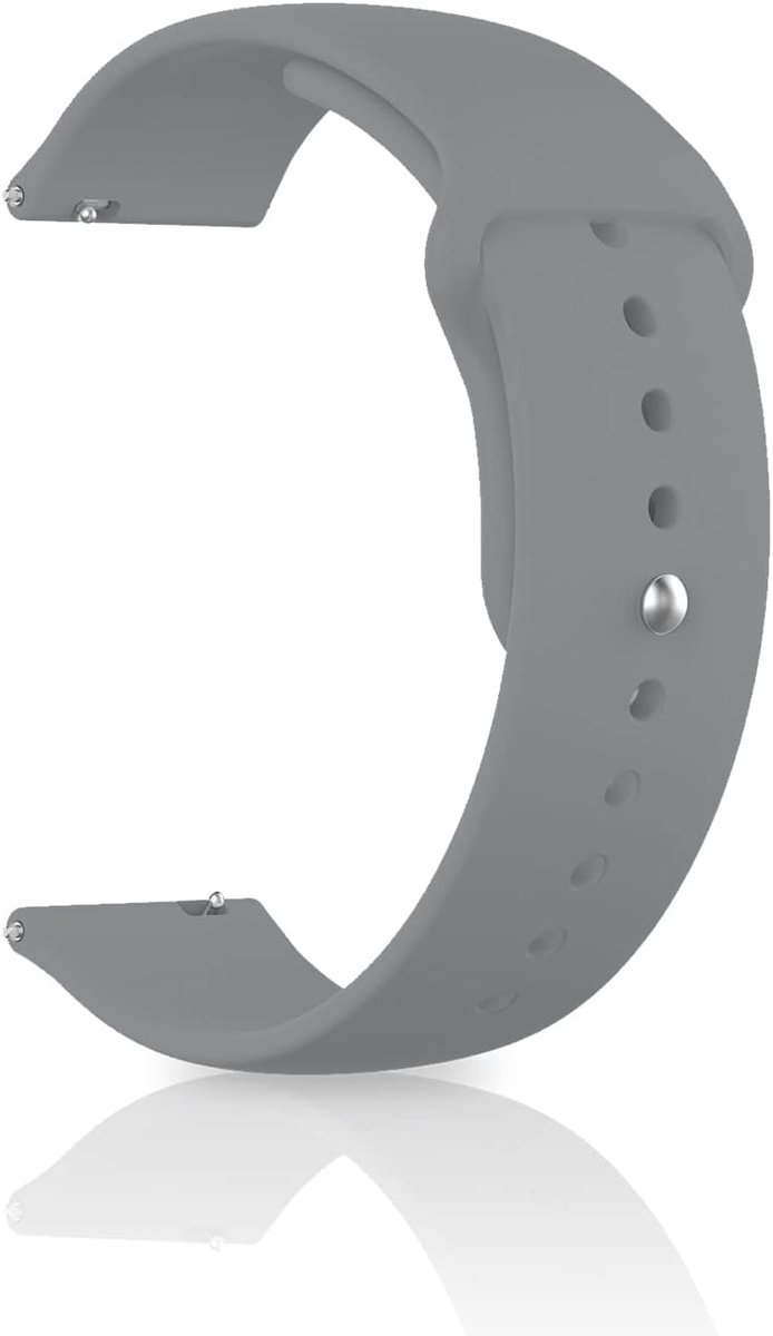 Siliconen sportarmband 20mm 22mm - roestvrijstalen gesp - vervangende horlogeband - perfect voor sporters - ShopVlot
