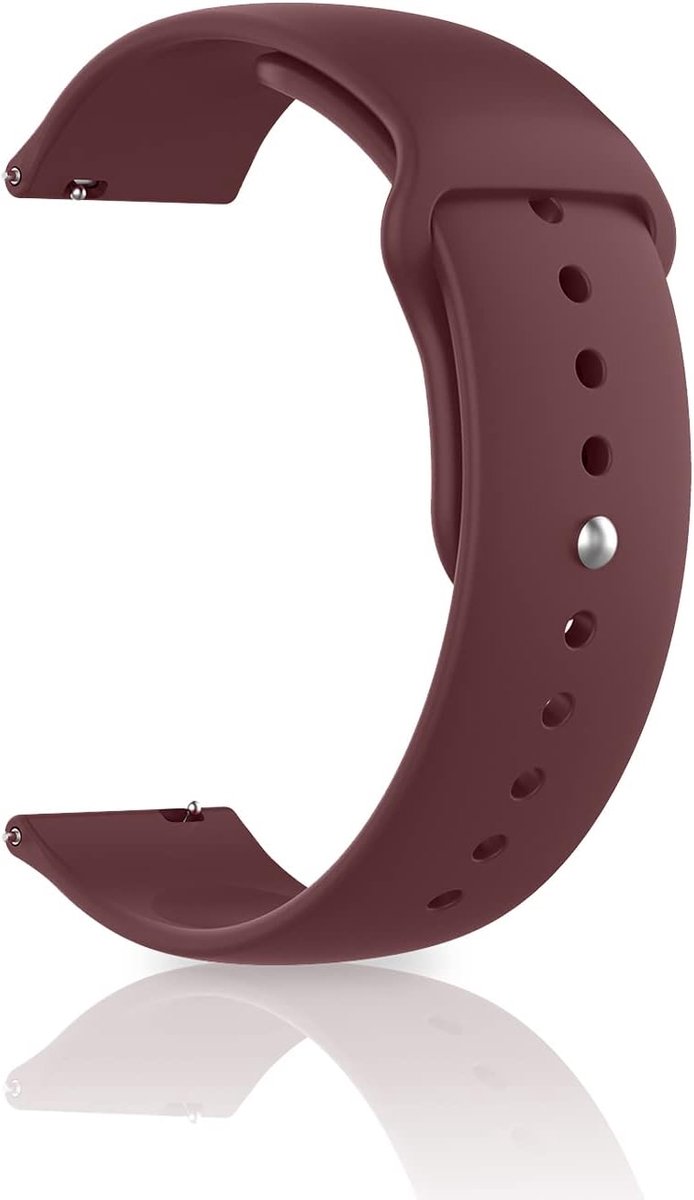 Silicone Sport Armband 20 mm/22 mm - Rvs Gesp - Vervangend Horlogeband - Ideaal voor Sportieve Activiteiten - ShopVlot