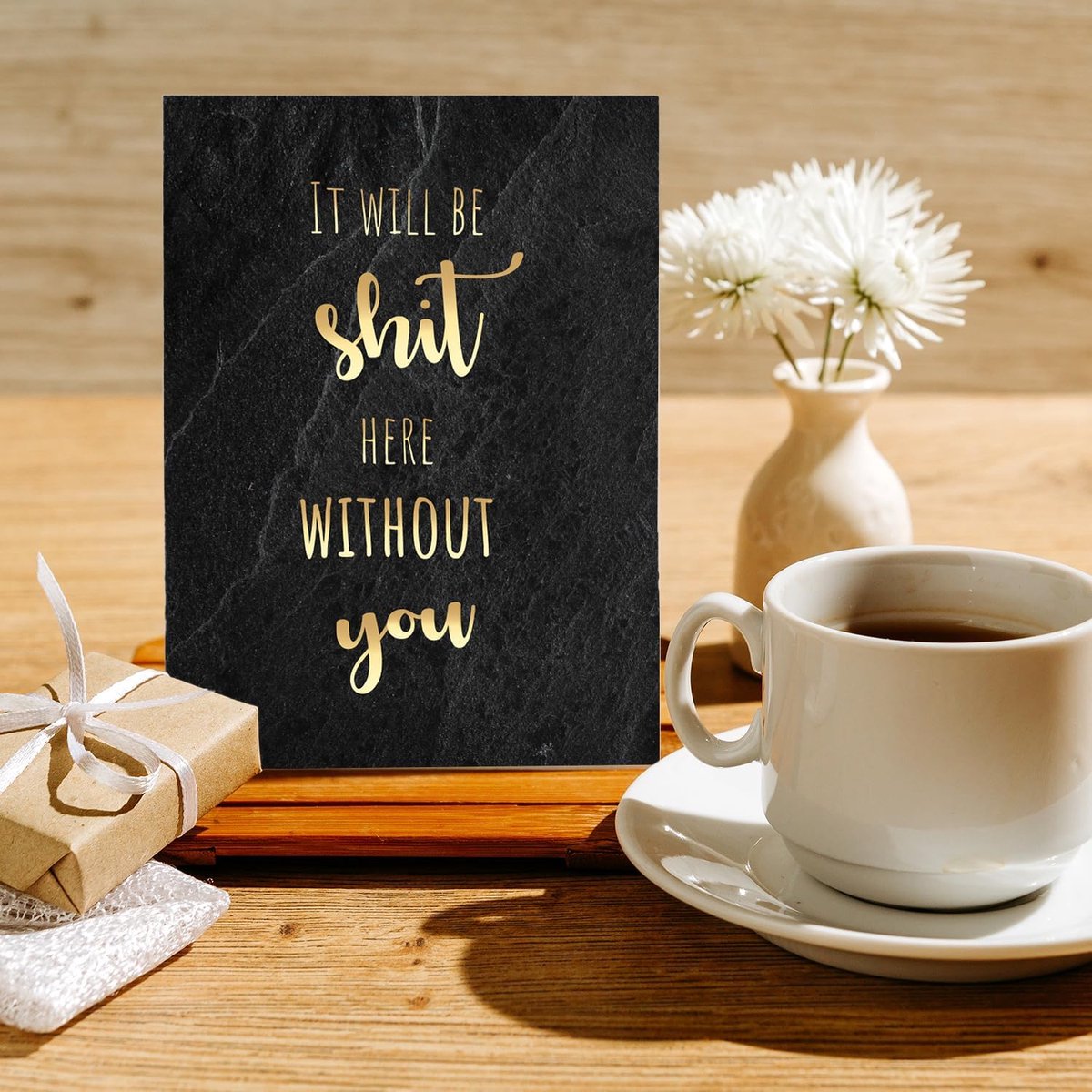Vouwkaart afscheid 18x12cm - premium kwaliteit - met envelop - leuk pensioen cadeau - ShopVlot