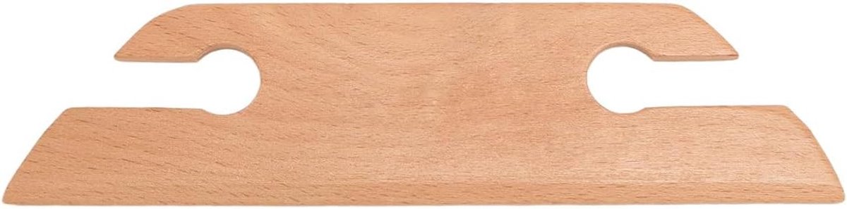 weefspoel trapeziumvormig - handgemaakt hardhout - inkeping - ideaal voor DIY-kunstprojecten - ShopVlot