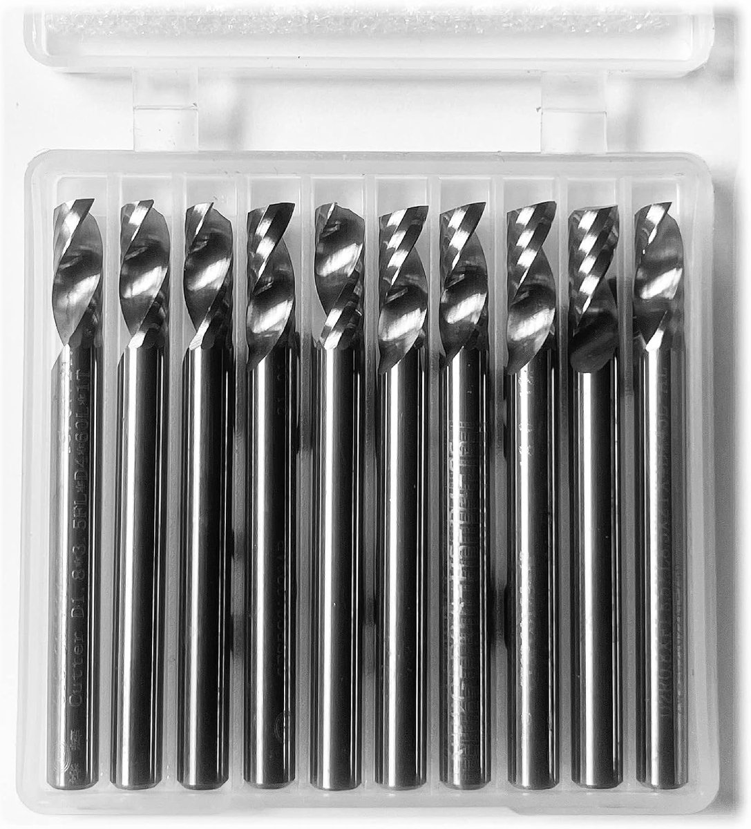 Micro frezen set 4.0 mm - enkele groef - 10 stuks - precisiewerkzaamheden - ShopVlot
