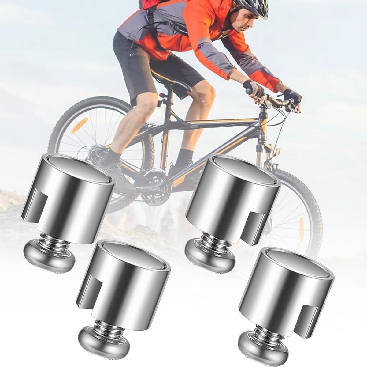 Fiets Spaken Magnet Sterk - Set van 4 - E-bike Speedometer Sensor - Nauwkeurige Snelheidsmeting - ShopVlot