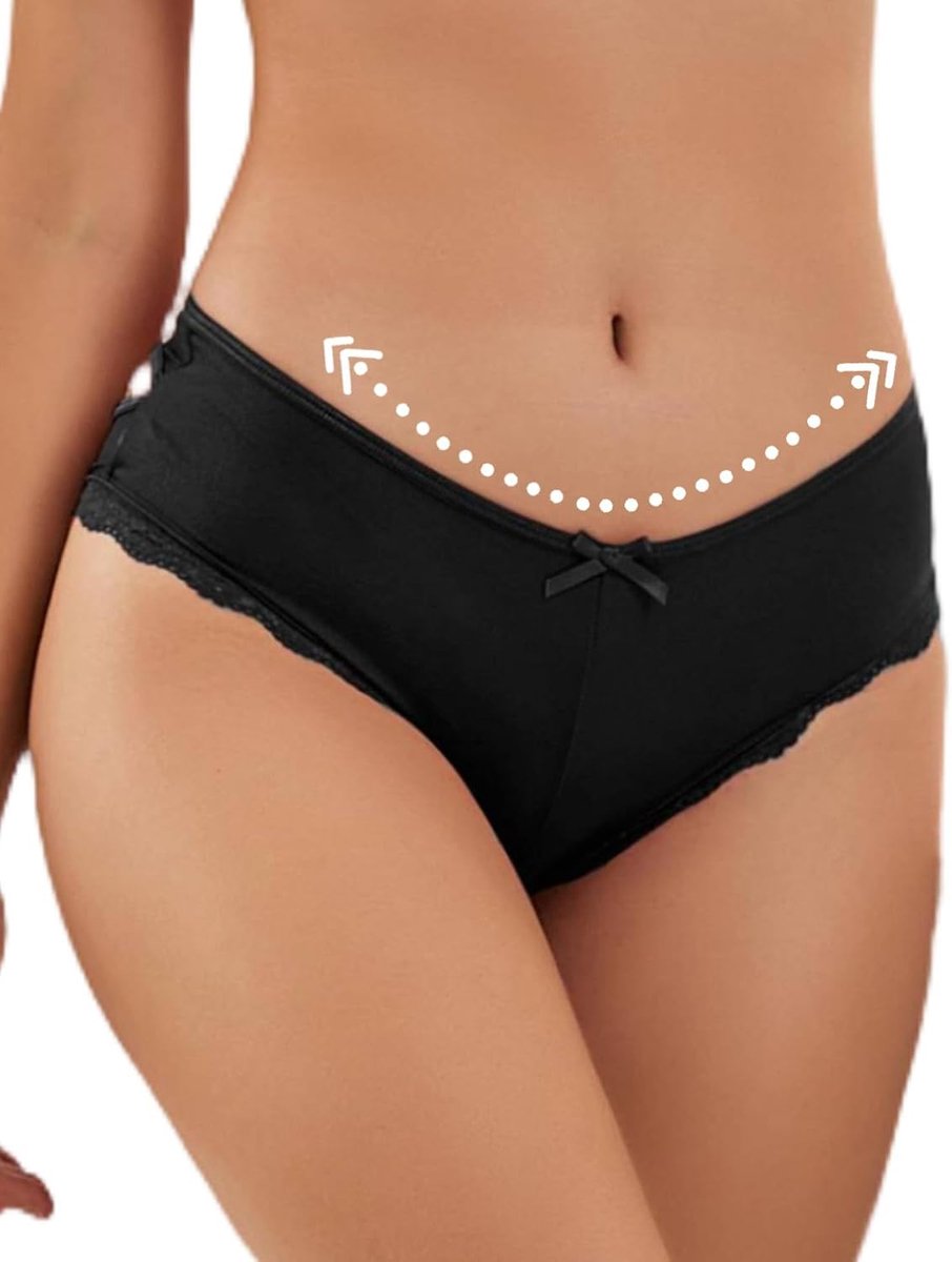 Dameskanten string - Set van 2 - Lage taille - Sexy uitstraling - Perfect voor elke gelegenheid - ShopVlot