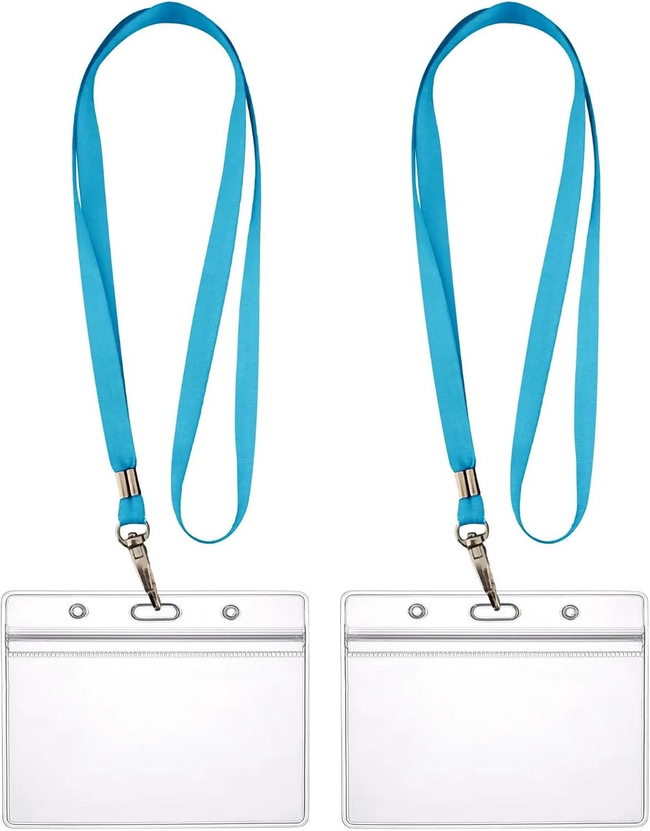 ID-kaarthouder met rits - flexibel - waterproof - voor 1-2 ID-kaarten - ShopVlot