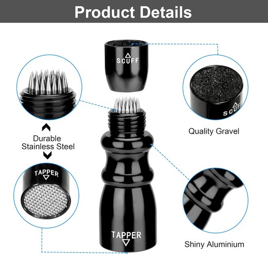 Snooker Keu Tool 3-in-1 - Roestvrij Staal - Multifunctioneel - Voor Eenvoudige Reparatie van Keupunt - ShopVlot — afbeelding 4