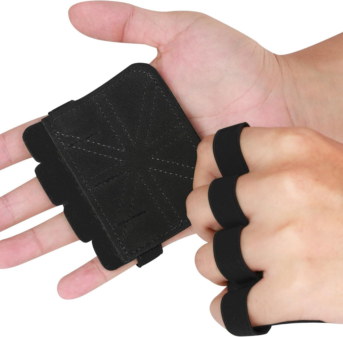 Gewichthefhandschoenen - Hoogwaardige koeienhuid - Antislip grip - Ideaal voor training - ShopVlot