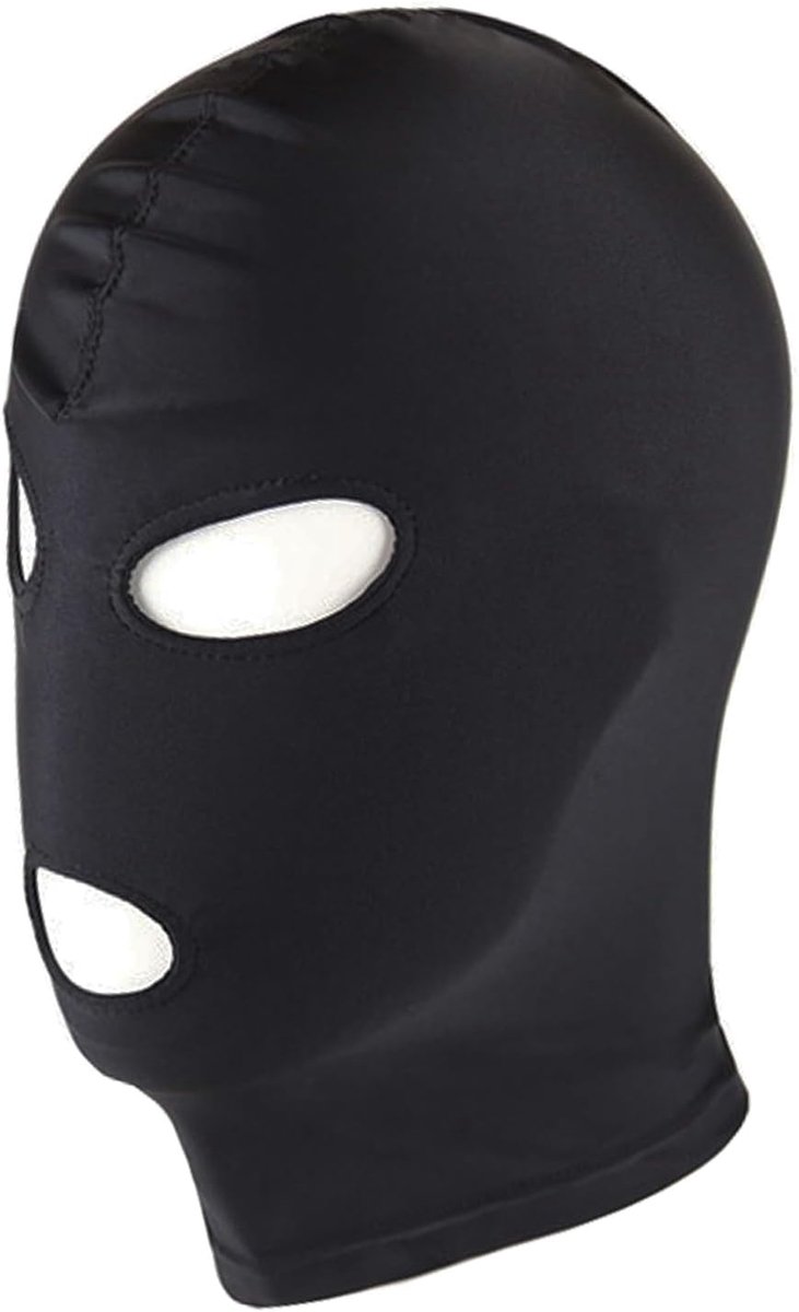 ZUYPSK Bondage BDSM mask head mask of stretch fabric head mask, Eye and mouth opening - ShopVlot