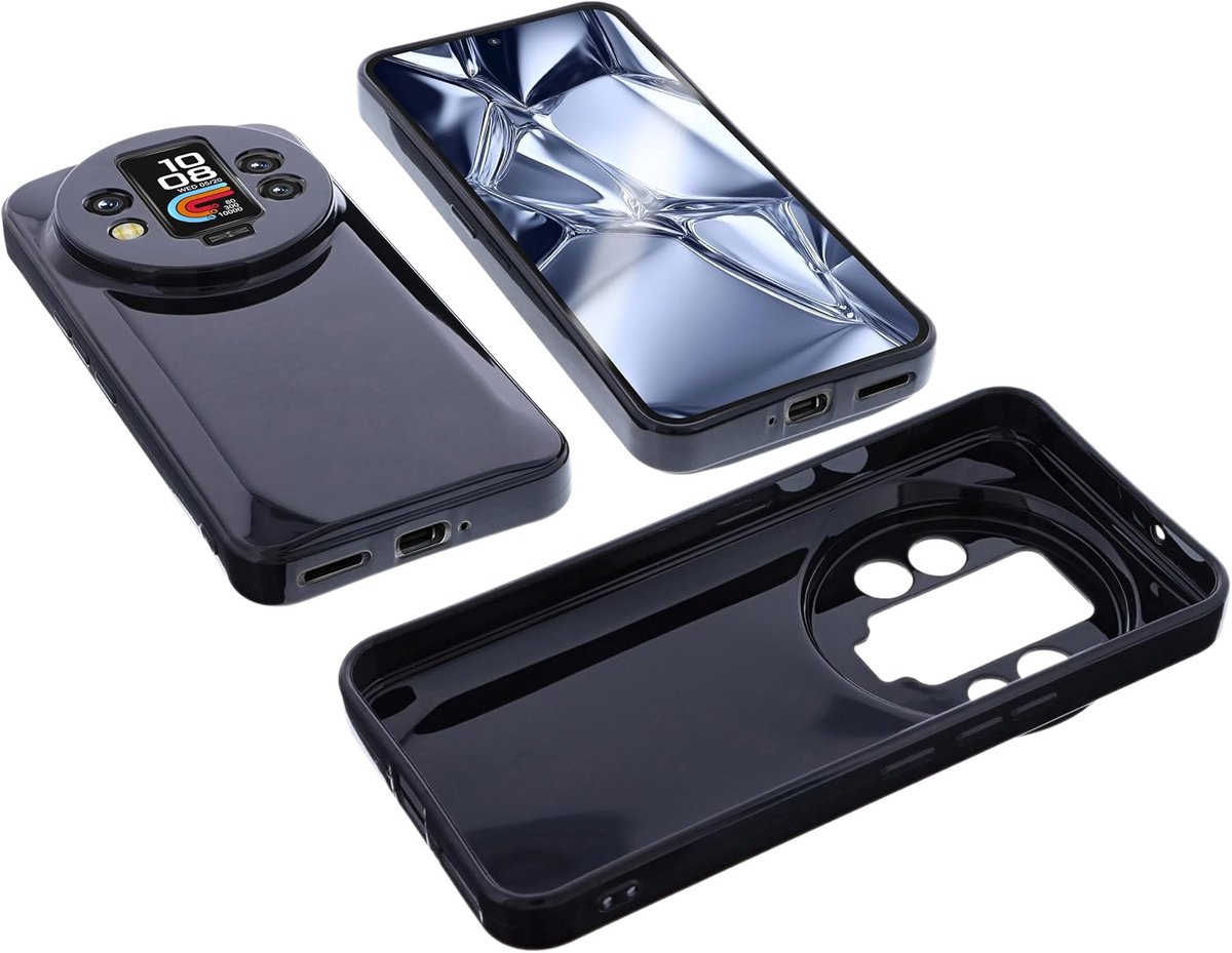 Case Compatible with Oukitel WP200 Pro Protective Case Black Bag Rubber TPU Phone Protection Smartphone Cover Edge - ShopVlot
