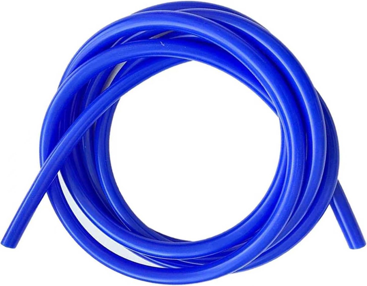 Silicone Hose, 4mm Inner Diameter, Car Pressure Hose, Vacuum Hose with 2 Hose Clamps, Petrol Hose, Outer Diameter 8 - ShopVlot