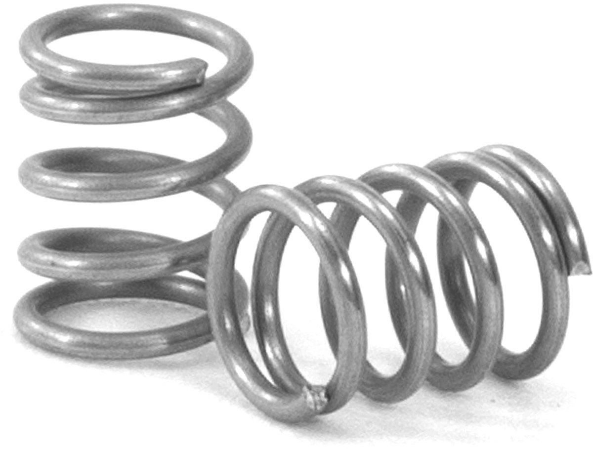 Compression springs 5 mm spring stainless steel 304 thread diameter 0.45 mm outer diameter 4 mm resilience 0.45 kg 20 - ShopVlot