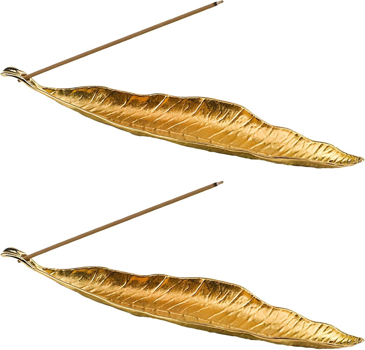 2pcs Incense Stick Holders, Metal Leaves, Bronze, Incense Stick Holder, Metal Leaves, Incense Burner Ash Catcher, for - ShopVlot