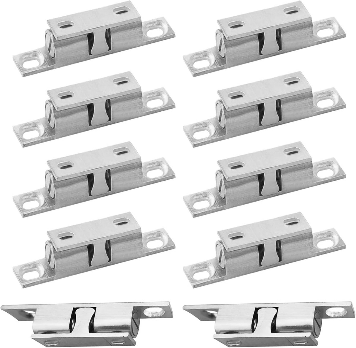 Ball Snappers 10 Pieces Double Ball Snapper, Door Snapper Adjustable Double Ball Snapper for Cabinet Cabinets - ShopVlot