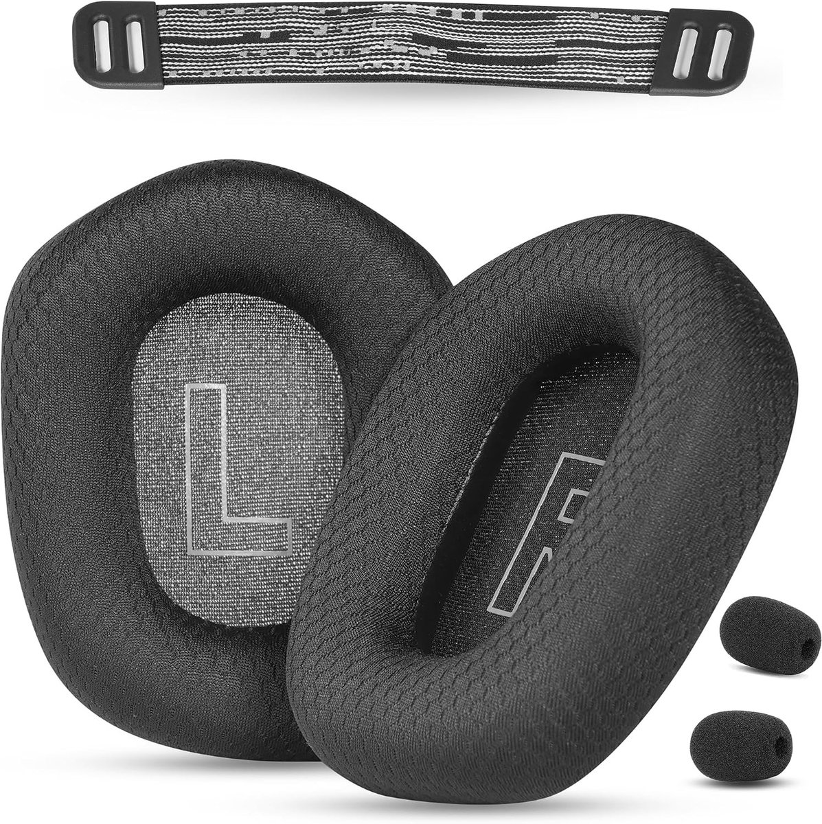 Vervangende oorkussens en Hoofdband kussen set Compatibel met Logitech G733, G535, G335 Headset Oorkussens Vervanging - ShopVlot