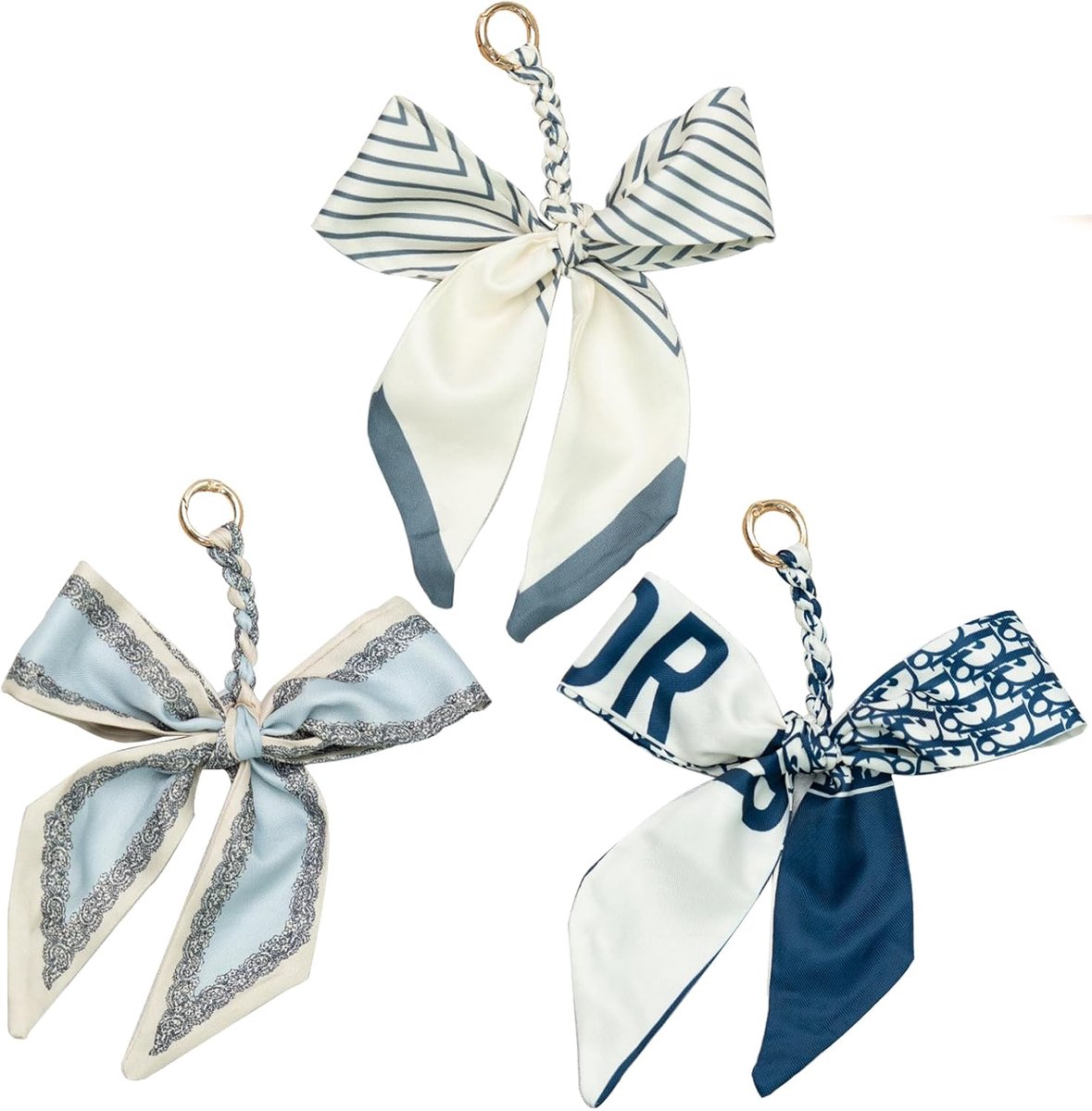 3 stuks decoratie voor handtas, strik voor handtas, dameshandtas, schoudertas, portemonnee, handtas - ShopVlot
