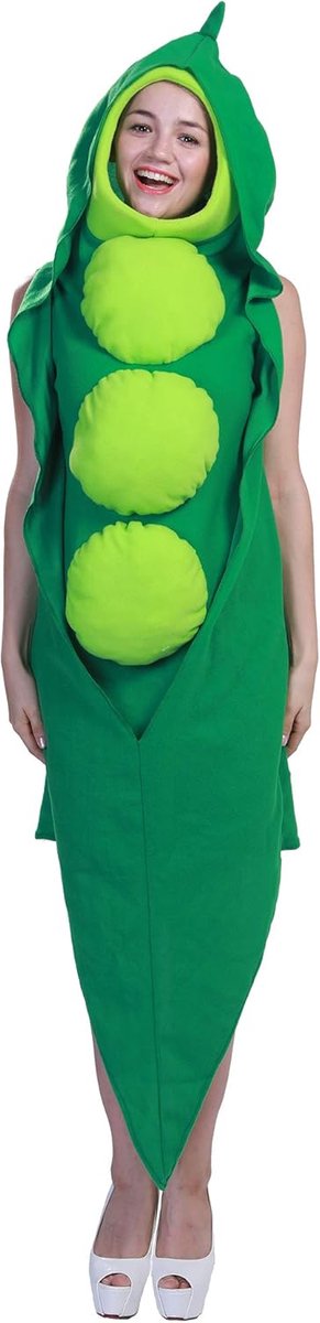 EraSpooky Vegetable Adult Peas Unisex Costume for Groups - ShopVlot