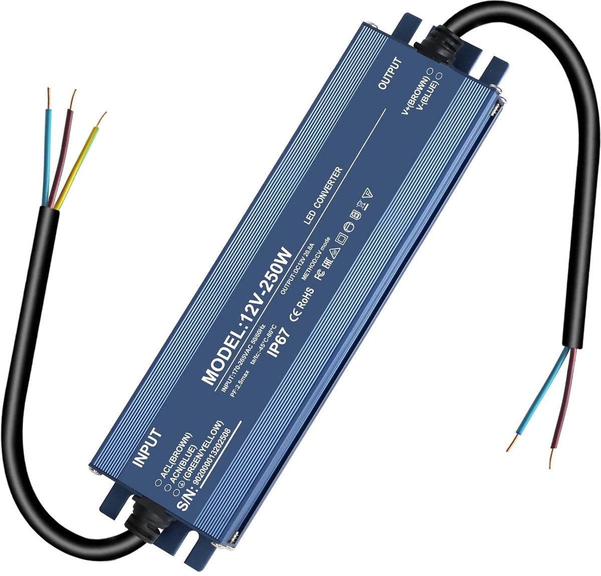 12 V 250 W, transformer 220 V 12 V, 20.8 A alimony 12 V, led driver 12 V 250 W, transformer led 12 V, transformer 250 - ShopVlot