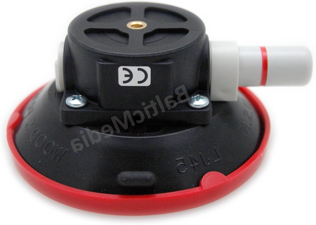 Vacuüm Zuignap - Vacuüm Lifter Glaslifter - Materiaal Verplaatsen - Met Schroefdraad - 11 cm Diameter - Zwart