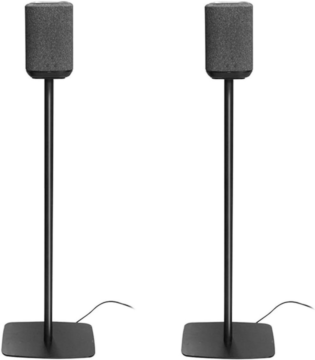 Speaker Stands Pair for DENON Home 150 Wireless Smart Speaker, Heavy Duty Base Floor Stands for Surround Sound with - ShopVlot
