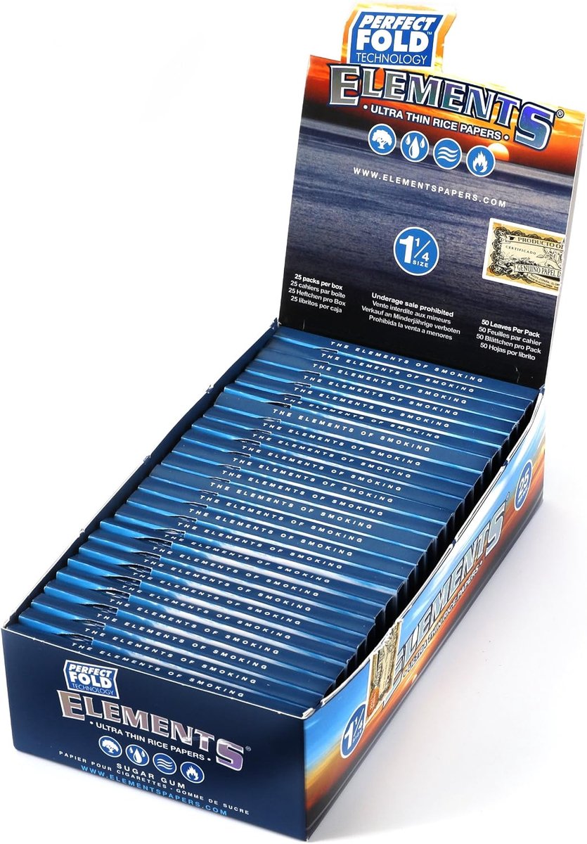 Elements 1 box PERFECT FOLD Roll paper size 1 1/4 - total 25 booklets - ShopVlot