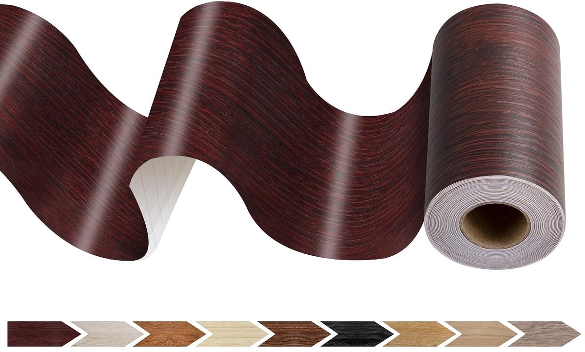 JUNART Wood Grain Repair Tape (10cm×1000cm), Self Adhesive Waterproof Realistic Textured Repair Tape for Tables - ShopVlot