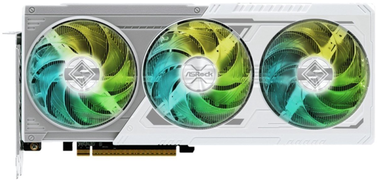 ASRock AMD Radeon RX 9060 XT Steel Legend OC - Videokaart - 16 GB - GDDR6 - PCIe 5.0 - 1x HDMI 2.1 - 2x DisplayPort 2.1