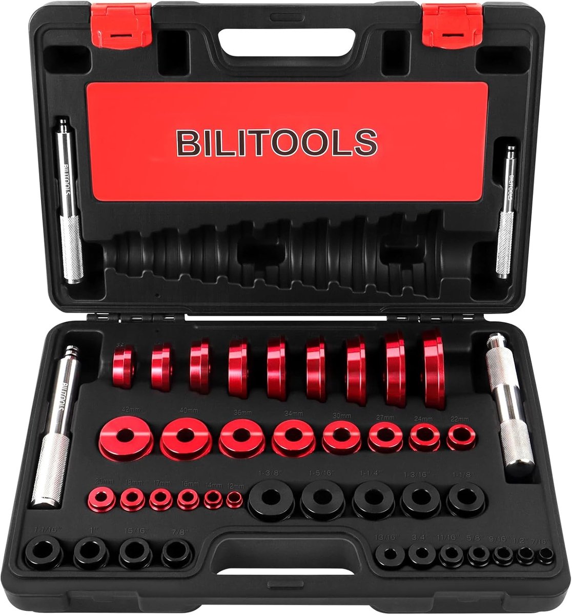 BILITOOLS Bearing Press Kit, 43 Piece Bearing & Sealing Driver Set, Bearing Installation Seal Driver Installation Kit - ShopVlot