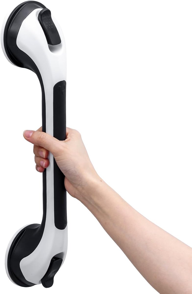 Zuigbeugel voor badkamer 43cm - zwart - antislip - veilig voor ouderen - ShopVlot